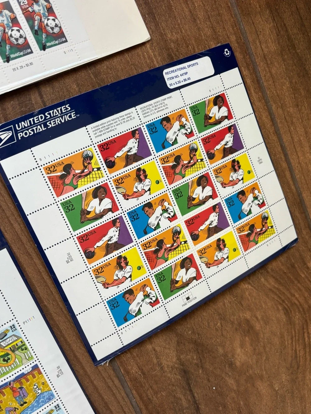 Vintage USPS Postage Stamp Sheet Lot Civil War Marilyn Monroe Kids Care Sports